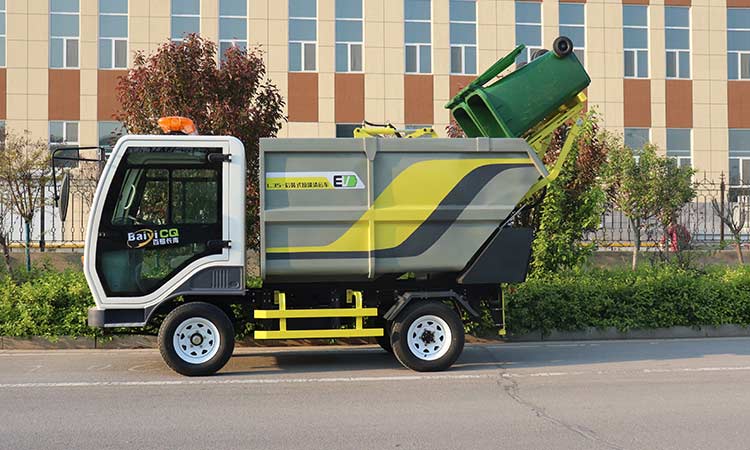 后裝式電動垃圾清運車 環衛垃圾清運車
