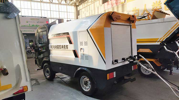 純電動高壓清洗車 四輪高壓清洗車