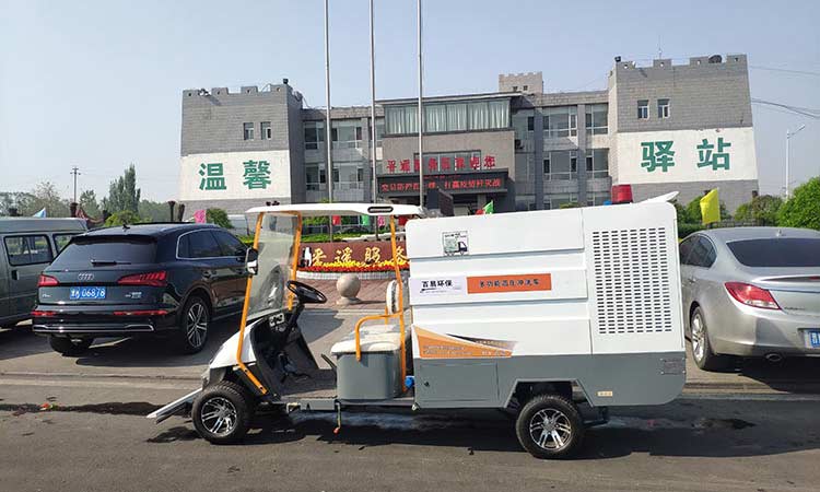 多功能高壓清洗車發貨現場 電動環衛高壓清洗車