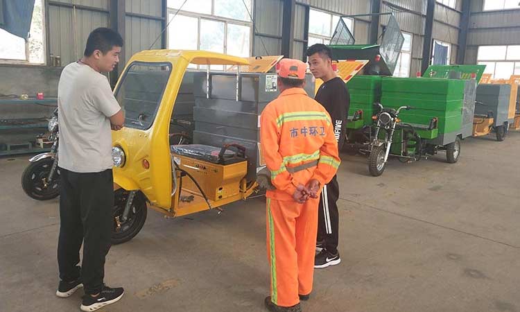 環衛大爺訂購三輪高壓清洗車 電動高壓清洗車