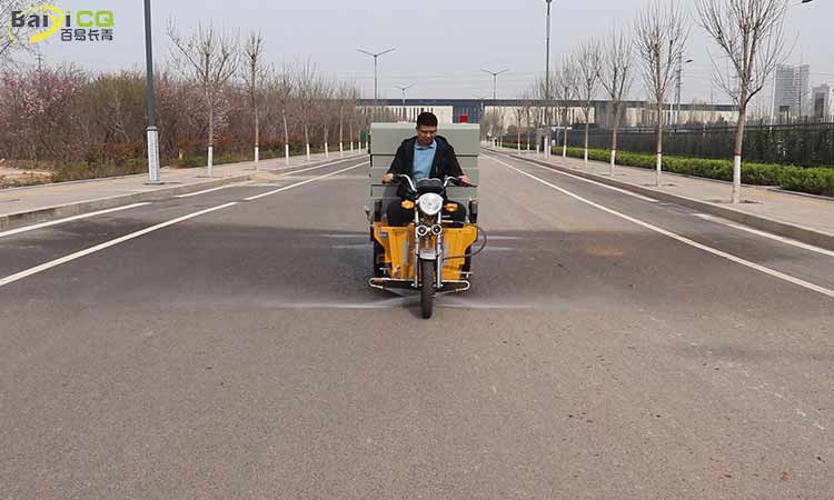 三輪高壓清洗車左右對沖 小型環衛高壓清洗車