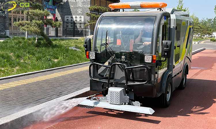 電動深度清潔車 人行道深度清潔車