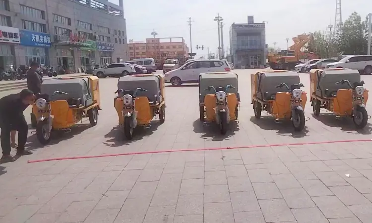 小型電動三輪高壓清洗車 多功能高壓清洗車