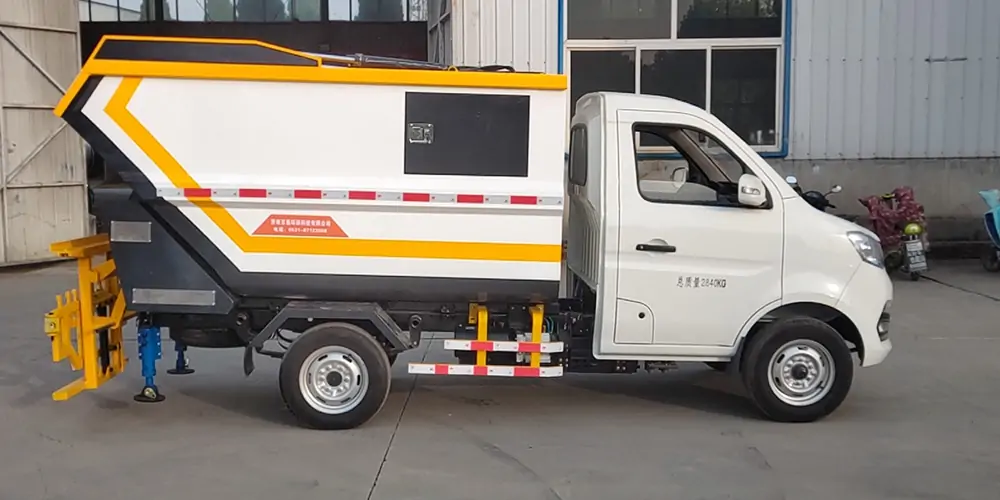 新能源后裝式垃圾清運車_環衛垃圾車_市政垃圾車_小型環衛垃圾車