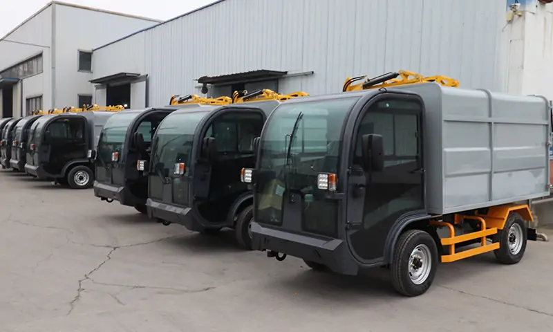 新能源垃圾清運車:物業景區垃圾桶垃圾轉運專業設備