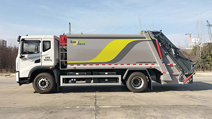 新能源壓縮式垃圾車BY-CS18000操作環境