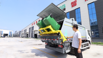 新能源壓縮式垃圾車BY-YS8000工作模式