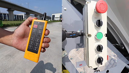 新能源自裝卸式垃圾車BY-LH4500操作環境